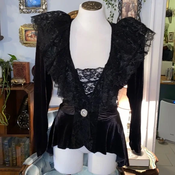 Velvet blazer - Picture 1 of 8